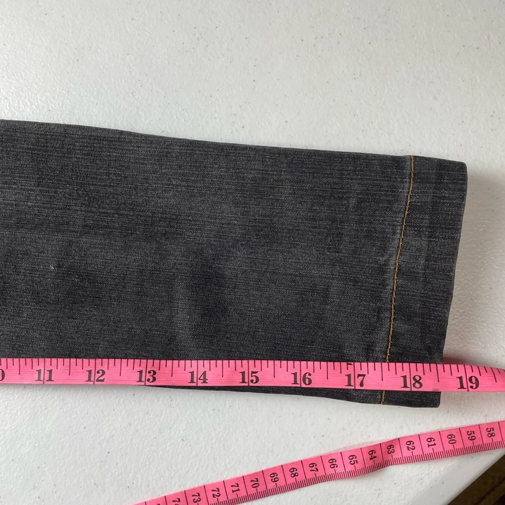 Vintage Rampage Jean Co. Jean Blazer Black Size L We Are all Strange Here - Picture 8 of 10